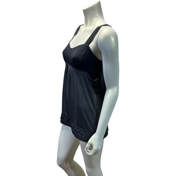 Lululemon Run Back On Track Tank - Empire Waist Layered Design - Size 8 - Picture 3 of 16
